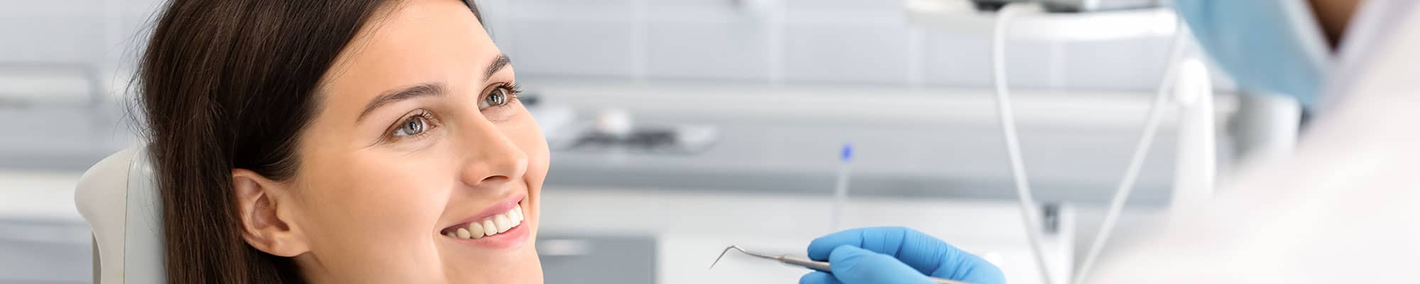 Woman talking to Dentist in Chester