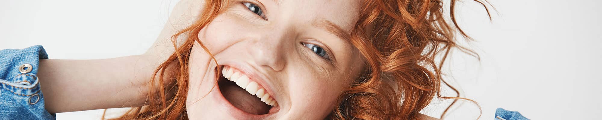 Young woman smiling in Wrexham