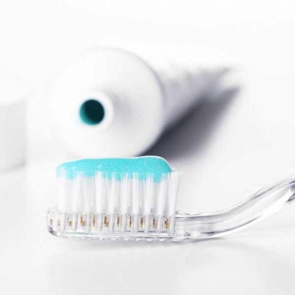 Toothpaste on toothbrush in Chester